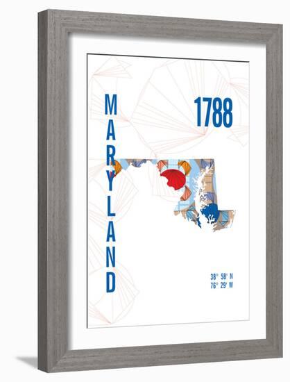 Maryland-J Hill Design-Framed Giclee Print