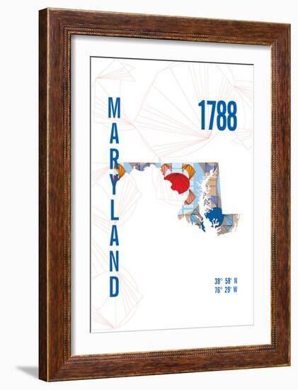 Maryland-J Hill Design-Framed Giclee Print