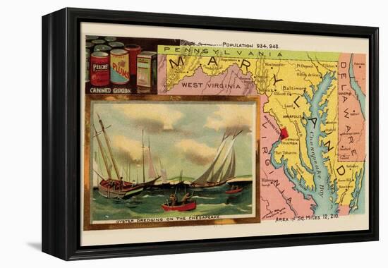 Maryland-Arbuckle Brothers-Framed Stretched Canvas