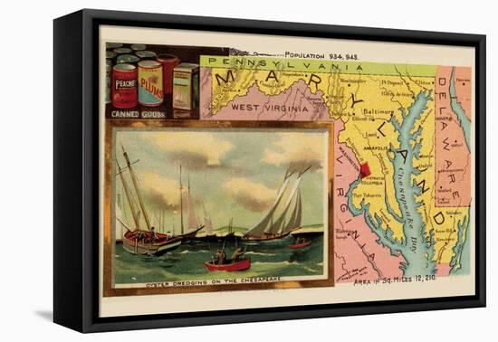 Maryland-Arbuckle Brothers-Framed Stretched Canvas