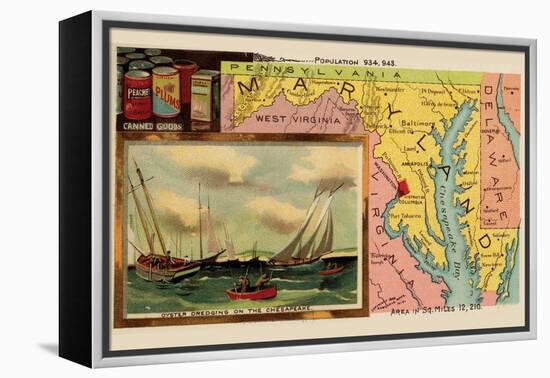 Maryland-Arbuckle Brothers-Framed Stretched Canvas