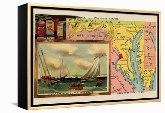 Maryland-Arbuckle Brothers-Framed Stretched Canvas