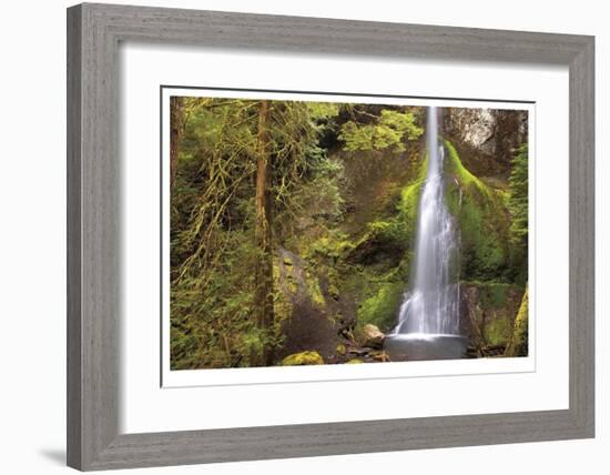 Marymere Falls II-Donald Paulson-Framed Giclee Print