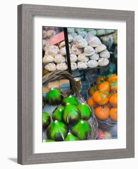 Marzipan Fruits, Corso Umberto 1, Taormina, Sicily, Italy-Walter Bibikow-Framed Photographic Print