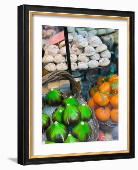 Marzipan Fruits, Corso Umberto 1, Taormina, Sicily, Italy-Walter Bibikow-Framed Photographic Print