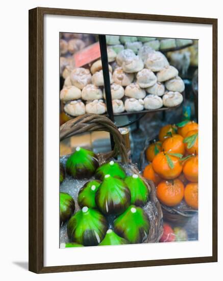 Marzipan Fruits, Corso Umberto 1, Taormina, Sicily, Italy-Walter Bibikow-Framed Photographic Print