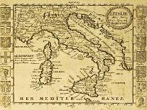 Old Map Of Ancient Greece-marzolino-Art Print