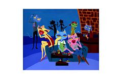 Talk to Me-MASACO-Framed Giclee Print