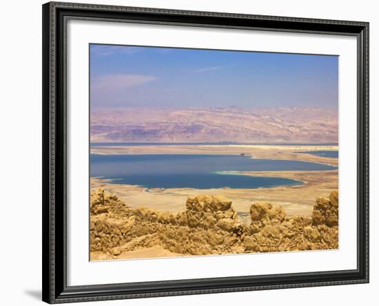 Masada Ruins, Dead Sea, Israel-Keren Su-Framed Photographic Print