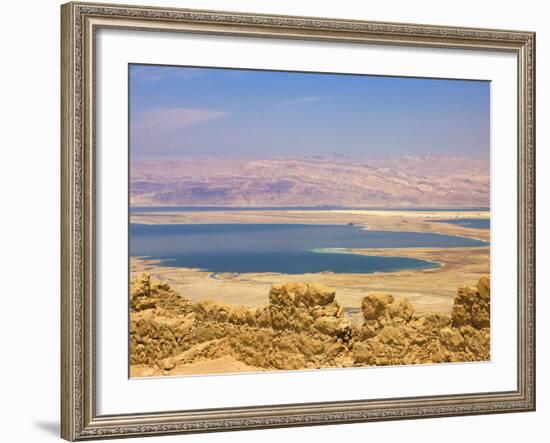 Masada Ruins, Dead Sea, Israel-Keren Su-Framed Photographic Print