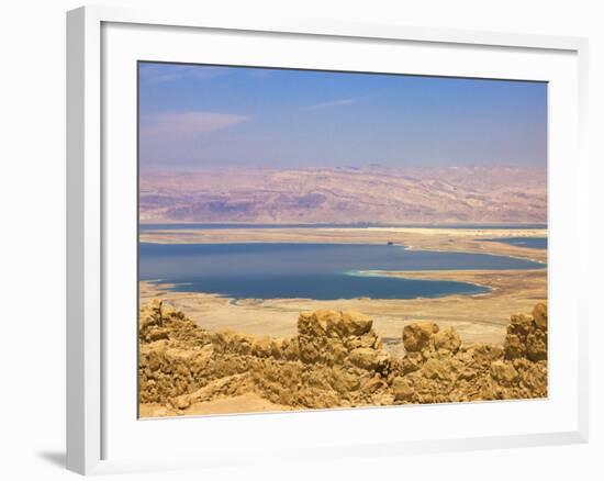 Masada Ruins, Dead Sea, Israel-Keren Su-Framed Photographic Print