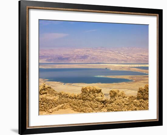 Masada Ruins, Dead Sea, Israel-Keren Su-Framed Photographic Print