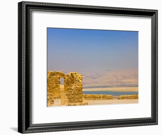 Masada Ruins, Dead Sea, Israel-Keren Su-Framed Photographic Print