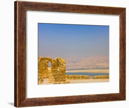 Masada Ruins, Dead Sea, Israel-Keren Su-Framed Photographic Print