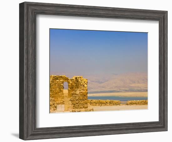 Masada Ruins, Dead Sea, Israel-Keren Su-Framed Photographic Print