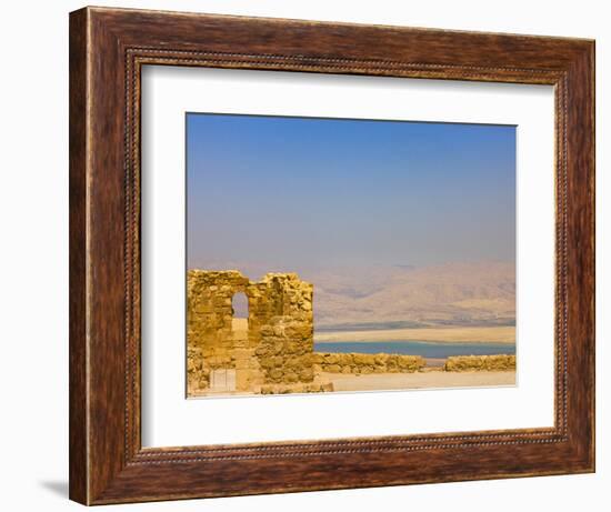 Masada Ruins, Dead Sea, Israel-Keren Su-Framed Photographic Print