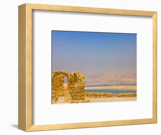 Masada Ruins, Dead Sea, Israel-Keren Su-Framed Photographic Print