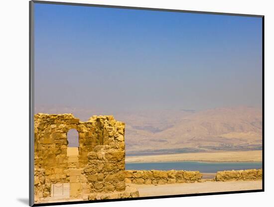 Masada Ruins, Dead Sea, Israel-Keren Su-Mounted Photographic Print