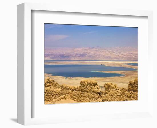 Masada Ruins, Dead Sea, Israel-Keren Su-Framed Photographic Print