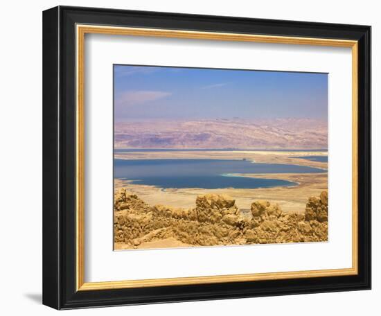 Masada Ruins, Dead Sea, Israel-Keren Su-Framed Photographic Print