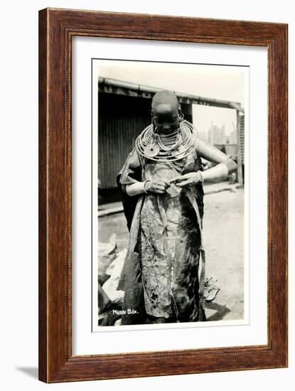 Masai Bibi-null-Framed Art Print