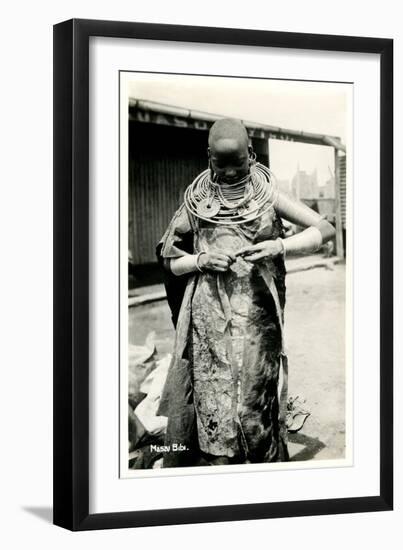 Masai Bibi-null-Framed Art Print