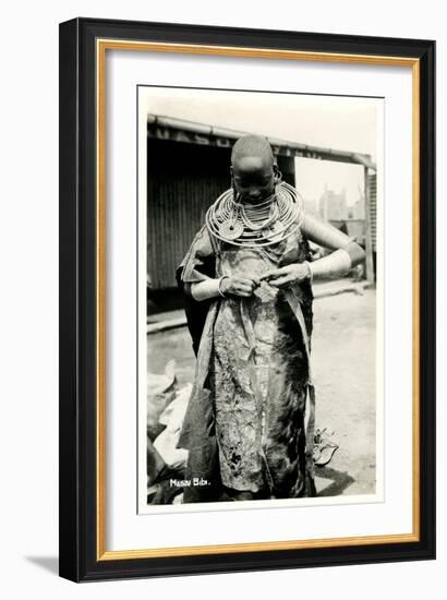 Masai Bibi-null-Framed Art Print