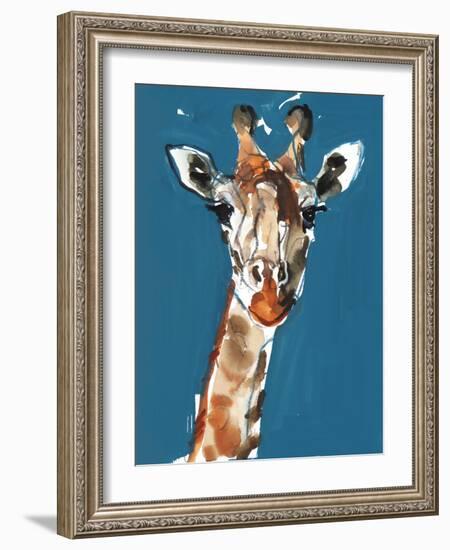 Masai Giraffe, 2018,-Mark Adlington-Framed Giclee Print