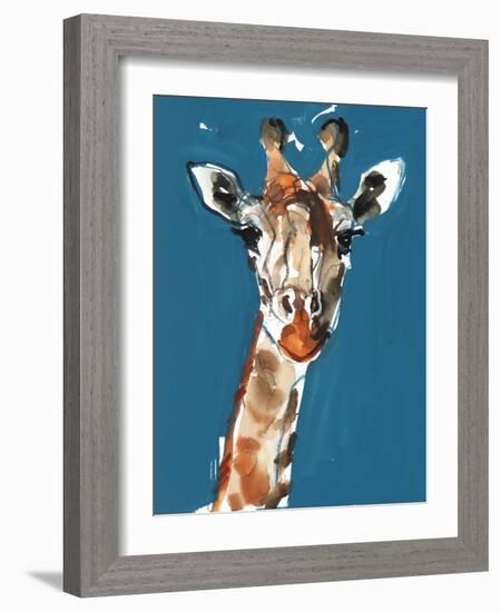 Masai Giraffe, 2018,-Mark Adlington-Framed Giclee Print