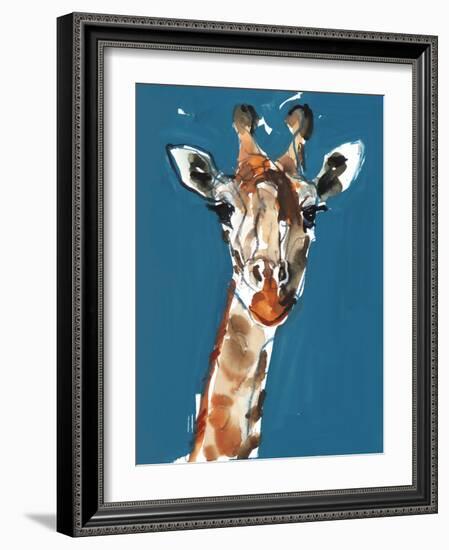 Masai Giraffe, 2018,-Mark Adlington-Framed Giclee Print