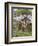 Masai Giraffe Mother and Young, Serengeti National Park, Tanzania, Africa-James Hager-Framed Photographic Print