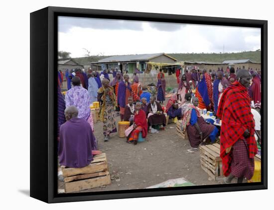 Masai Market, Arusha, Tanzania, East Africa, Africa-Groenendijk Peter-Framed Premier Image Canvas