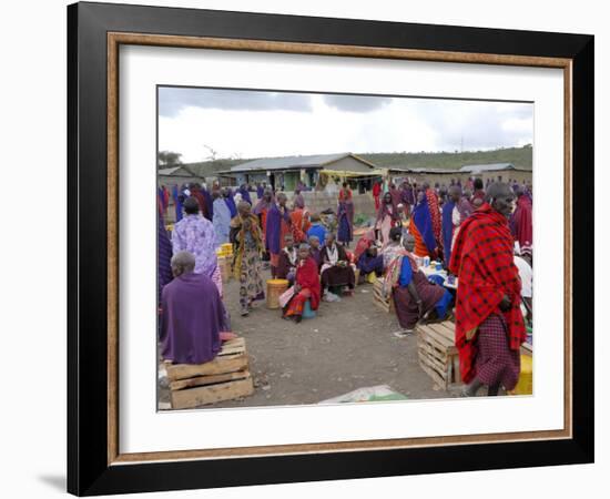 Masai Market, Arusha, Tanzania, East Africa, Africa-Groenendijk Peter-Framed Photographic Print