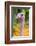 Masai Ostrich Male Portrait (Struthio Camelus Massaicus) Masai Mara National Reserve, Kenya, Africa-Eric Baccega-Framed Photographic Print