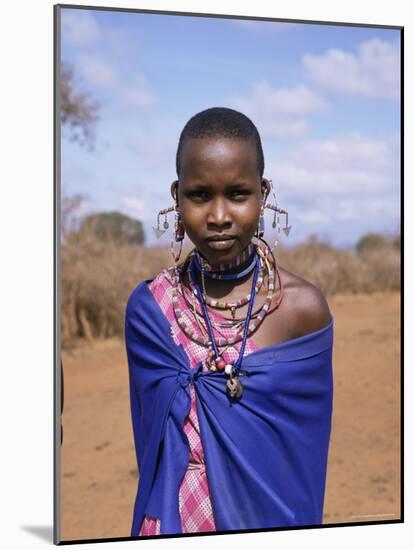 Masai Woman, Kenya, East Africa, Africa-Philip Craven-Mounted Photographic Print