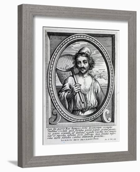 Masaniello, Engraved by Petrus De Iode-Dutch School-Framed Giclee Print