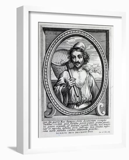 Masaniello, Engraved by Petrus De Iode-Dutch School-Framed Giclee Print