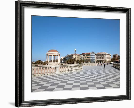 Mascagni Terrace (Terrazza Mascagni), Livorno, Tuscany, Italy, Europe-Adina Tovy-Framed Photographic Print