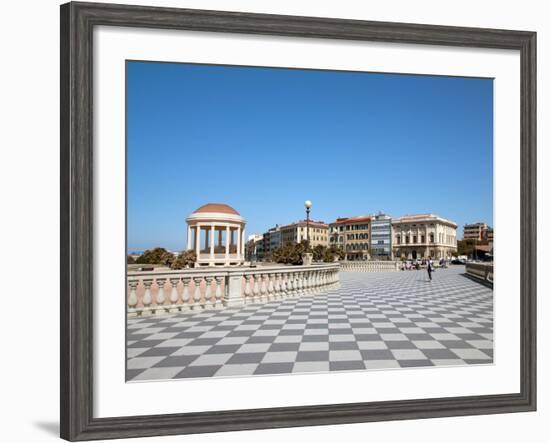 Mascagni Terrace (Terrazza Mascagni), Livorno, Tuscany, Italy, Europe-Adina Tovy-Framed Photographic Print