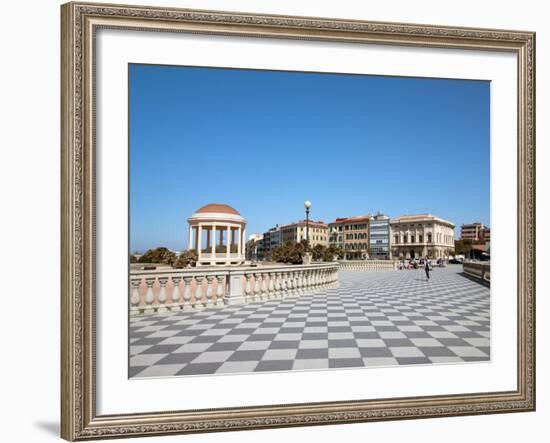 Mascagni Terrace (Terrazza Mascagni), Livorno, Tuscany, Italy, Europe-Adina Tovy-Framed Photographic Print