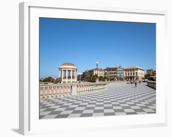 Mascagni Terrace (Terrazza Mascagni), Livorno, Tuscany, Italy, Europe-Adina Tovy-Framed Photographic Print