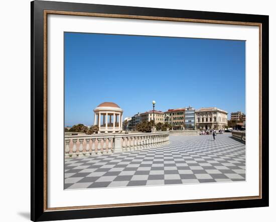 Mascagni Terrace (Terrazza Mascagni), Livorno, Tuscany, Italy, Europe-Adina Tovy-Framed Photographic Print