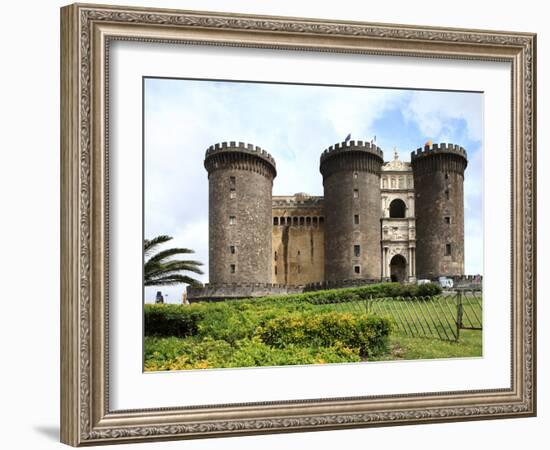 Maschio Angioino Castle (Castel Nuovo), Naples, Campania, Italy, Europe-Vincenzo Lombardo-Framed Photographic Print