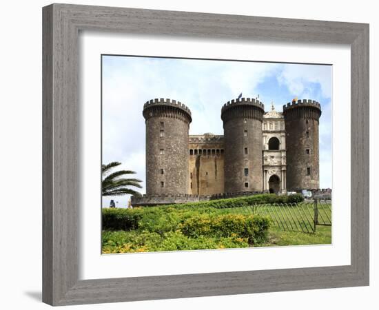 Maschio Angioino Castle (Castel Nuovo), Naples, Campania, Italy, Europe-Vincenzo Lombardo-Framed Photographic Print