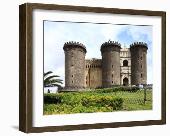 Maschio Angioino Castle (Castel Nuovo), Naples, Campania, Italy, Europe-Vincenzo Lombardo-Framed Photographic Print