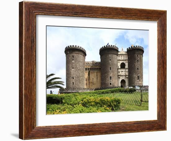 Maschio Angioino Castle (Castel Nuovo), Naples, Campania, Italy, Europe-Vincenzo Lombardo-Framed Photographic Print