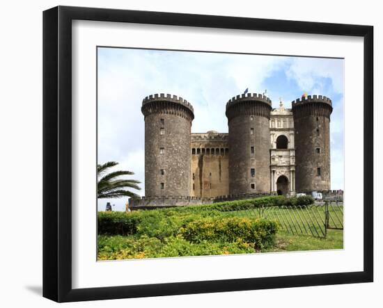 Maschio Angioino Castle (Castel Nuovo), Naples, Campania, Italy, Europe-Vincenzo Lombardo-Framed Photographic Print