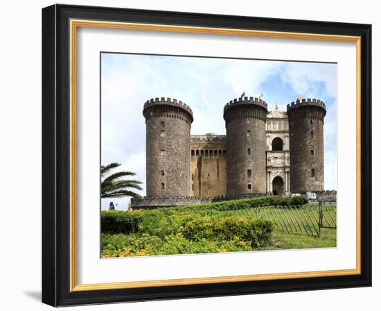 Maschio Angioino Castle (Castel Nuovo), Naples, Campania, Italy, Europe-Vincenzo Lombardo-Framed Photographic Print