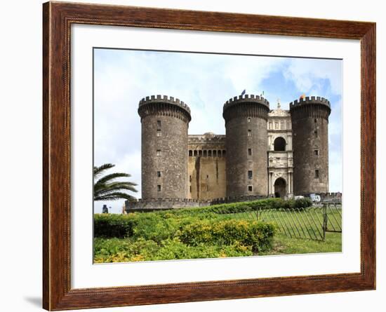 Maschio Angioino Castle (Castel Nuovo), Naples, Campania, Italy, Europe-Vincenzo Lombardo-Framed Photographic Print