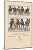 Masculine French Fashions of the Sixteenth Century-Racinet-Mounted Art Print